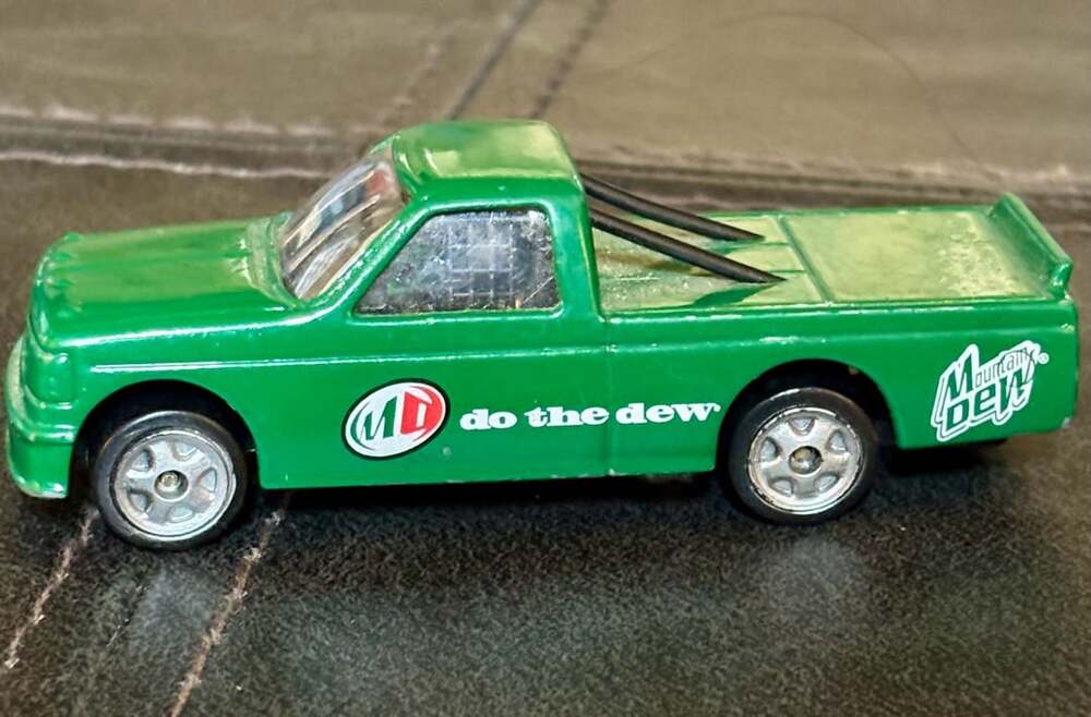 Mountain Dew Diecast Pickup Truck Green